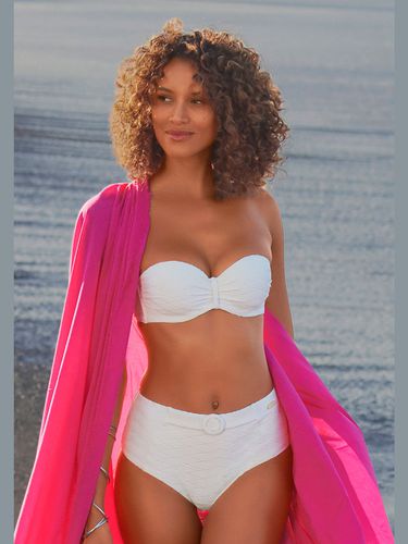 Bas de maillot de bain taille haute matière structurée aux couleurs tendances - Sunseeker - Modalova