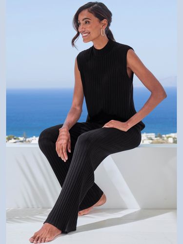 Débardeur en tricot débardeur sans manches en qualité côtelée - French Connection - Modalova