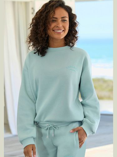 Sweatshirt avec logo brodé - LASCANA - Modalova