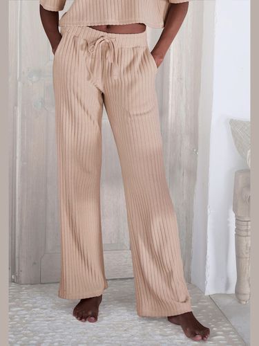 Pantalon d'intérieur pantalon côtelé avec jambes larges - LASCANA - Modalova