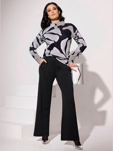 Pull jacquard 48% laine vierge - - Creation L - Modalova