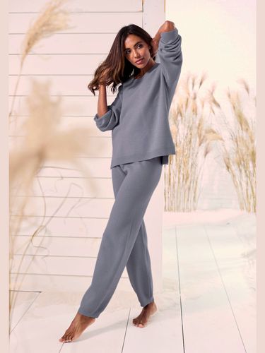 Pantalon en tricot doux et extensible - Elbsand - Modalova