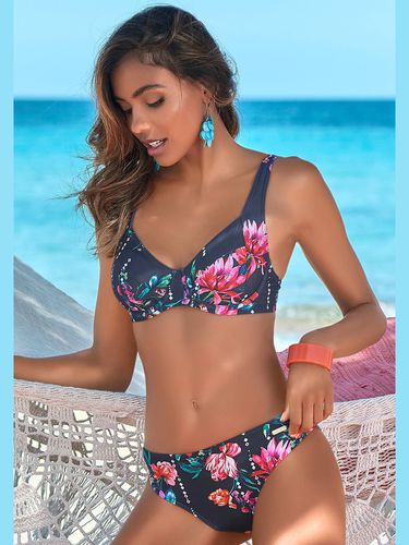 Haut de maillot de bain à armatures imprimé floral moderne - Sunseeker - Modalova