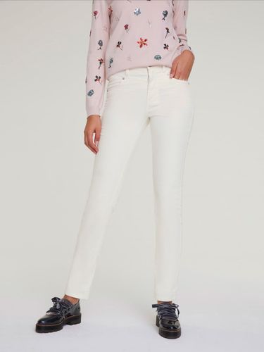 Pantalon en velours côtelé coupe droite - Linea Tesini - Modalova