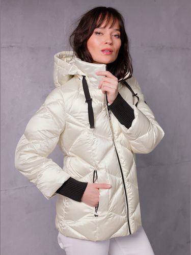 Veste en duvet capuche amovible - CREATION L PREMIUM - Modalova