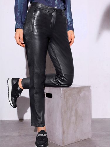 Pantalon en cuir cuir agneau nappa véritable - Mainpol - Modalova