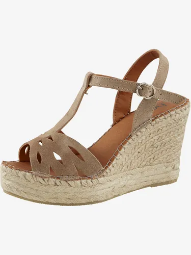 Espadrilles compensées - beige - Helline - Modalova