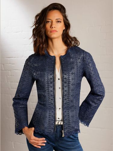 Blazer en cuir cuir agneau nappa doux - CREATION L PREMIUM - Modalova