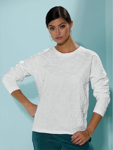 T-shirt à manches longues motif jacquard - Creation L - Modalova
