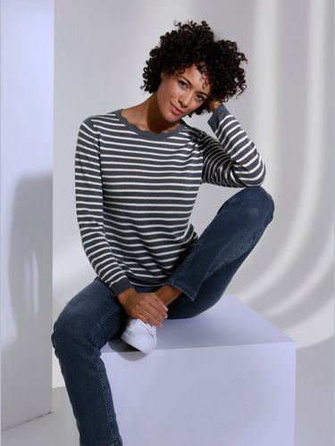 Pull encolure ronde 30% laine vierge (mérinos) - - CREATION L PREMIUM - Modalova