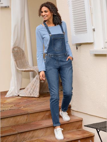 Salopette en jean qualité coton - Collection L - Modalova