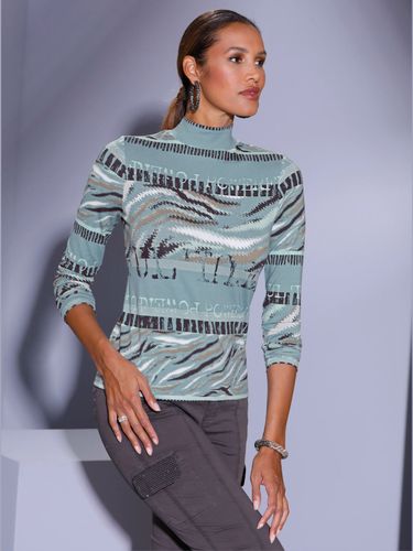 T-shirt à col montant viscose - - Creation L - Modalova