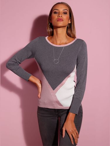 Pull à manches longues motif intarsia - - Creation L - Modalova