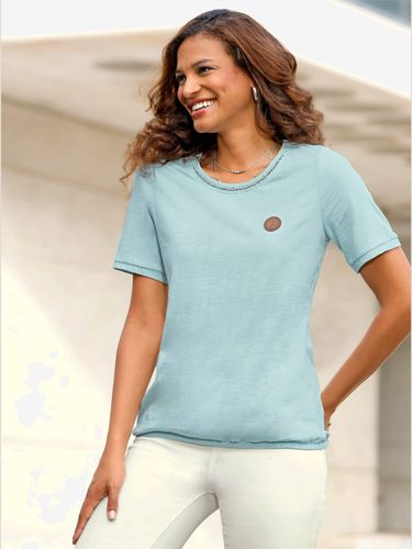 T-shirt à encolure ronde pur coton - Collection L - Modalova