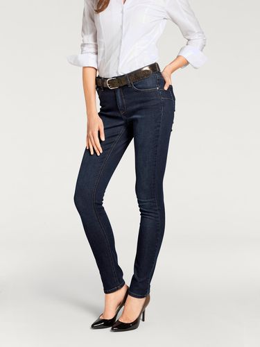 Jeans effet ventre plat coupe skinny tendance - Linea Tesini - Modalova