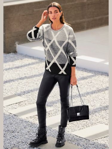 Pull en tricot fin superbes perles fantaisie - - Rick Cardona - Modalova