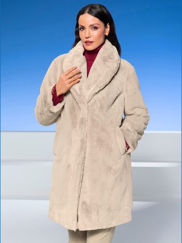 Manteau imitation fourrure douce - Ashley Brooke - Modalova