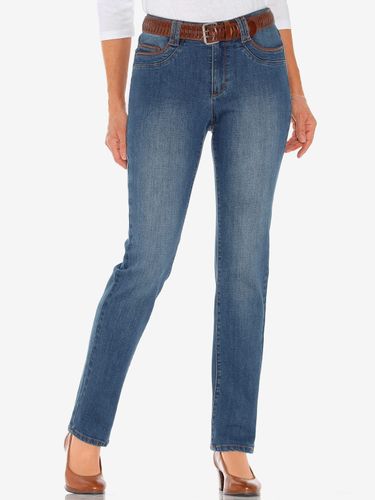Jean 5 poches qualité coton extensible indéformable - Collection L - Modalova