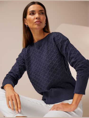 Pull en tricot superbe motif tricoté - Rick Cardona - Modalova