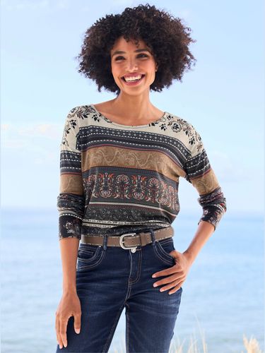 T-shirt à manches longues motif imprimé romantique - - Linea Tesini - Modalova