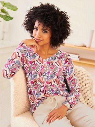 Pull imprimé viscose - - Linea Tesini - Modalova