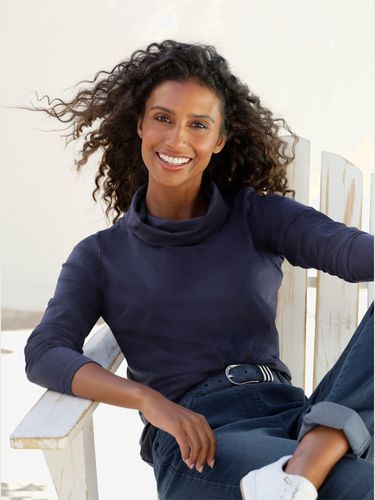 T-shirt à manches longues grand col roulé - Best Connection - Modalova