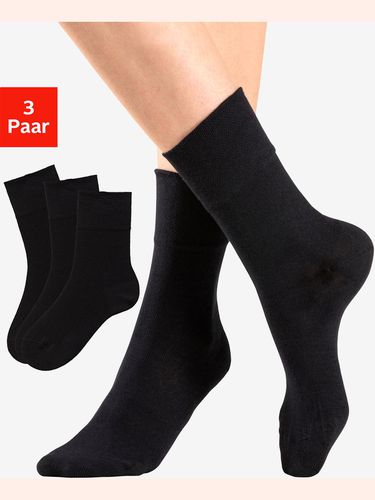 Chaussettes lot de 3 paires de socquettes, adaptées aux diabétiques - H.I.S - Modalova