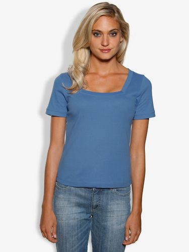 T-shirt grande encolure carrée - Linea Tesini - Modalova