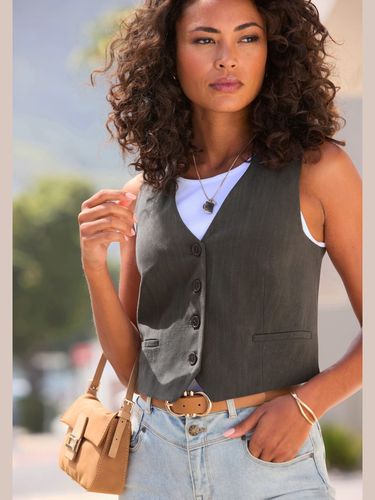 Gilet de costume gilet court élégant - LASCANA - Modalova