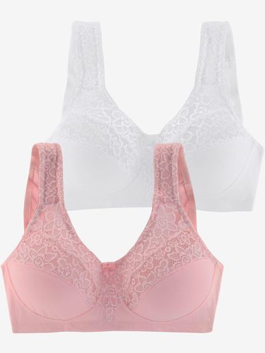 Soutien-gorge large soutien-gorge en coton (sans garnissage) - petite fleur - Modalova