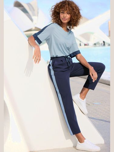 Pantalon ceinture lisse devant. élastique au dos - - Vivance - Modalova