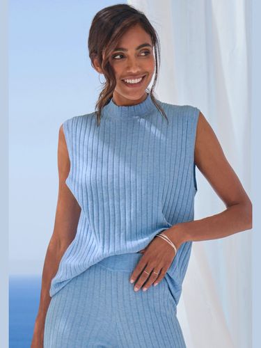 Débardeur en tricot débardeur sans manches en qualité côtelée - French Connection - Modalova