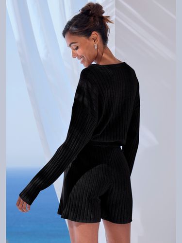Pull en tricot ample avec encolure en v - French Connection - Modalova