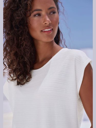 T-shirt structure rayée tendance - - Vivance - Modalova