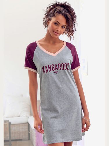 T-shirt de nuit court au style universitaire - - KangaROOS - Modalova