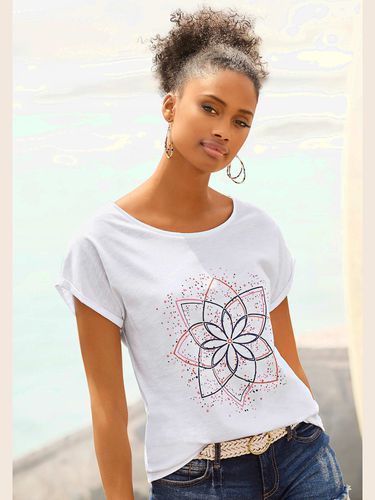 T-shirt imprimé mandala floral - Buffalo - Modalova