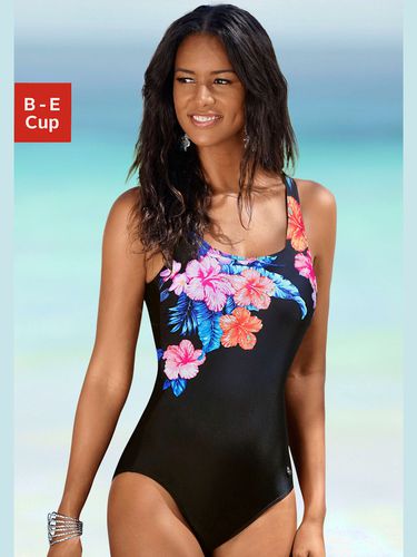 Maillot de bain floral plaqué devant - - LASCANA - Modalova