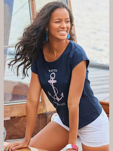 T-shirt manches à bords francs - Beachtime - Modalova