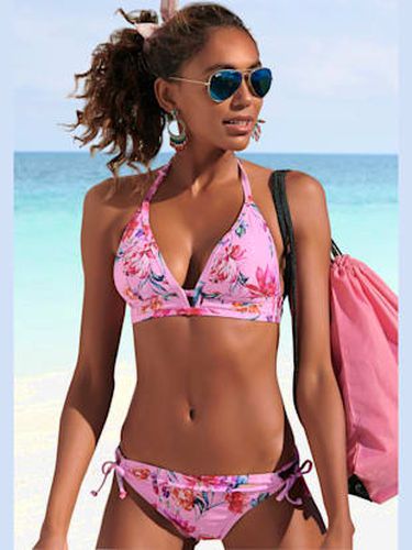 Haut de bikini triangle imprimé floral moderne - Sunseeker - Modalova