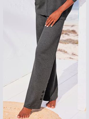 Pantalon en tricot doux et extensible - Elbsand - Modalova