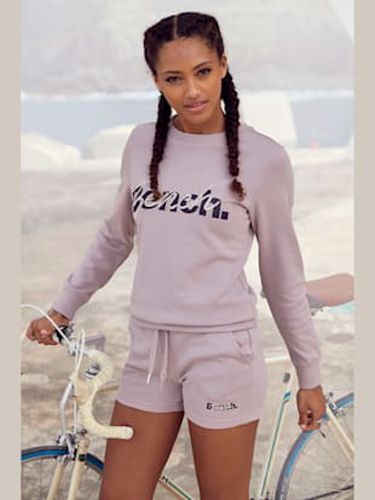 Sweatshirt basique avec logo imprimé et broderie - Bench. Loungewear - Modalova