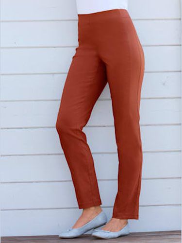 Pantalon classique uni avec ceinture élastique - Stehmann Comfort line - Modalova