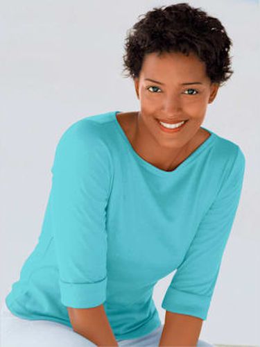 T-shirt confortable manches 3/4 à revers - Witt - Modalova