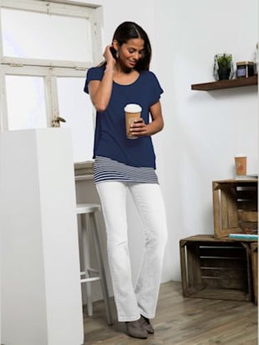 T-shirt 2 en 1 qualité viscose douce - Collection L - Modalova