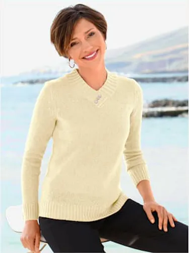 Pull tricot avec encolure v - Witt - Modalova