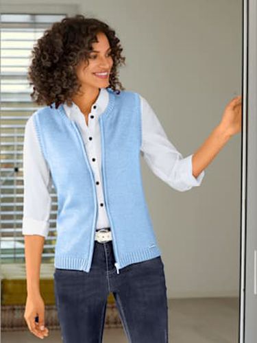 Gilet en tricot 50% coton - Collection L - Modalova