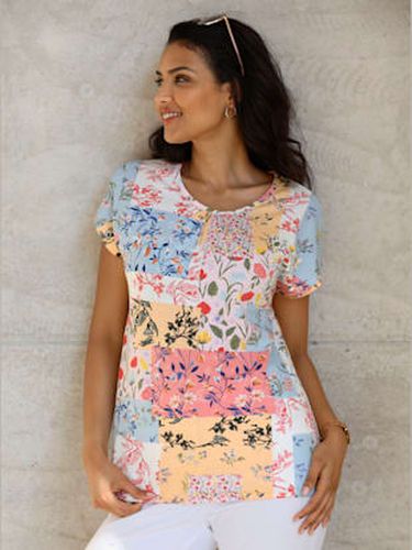 T-shirt à encolure ronde fronce légère à l'encolure - Witt - Modalova