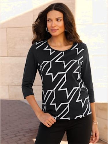 T-shirt à encolure ronde imprimé brillant et argenté - Witt - Modalova