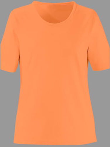 T-shirt à encolure ronde pur coton - Helline - Modalova
