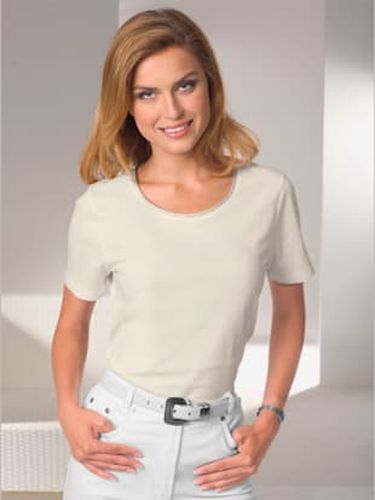 T-shirt simple avec effet brillant sur encolure - Witt - Modalova